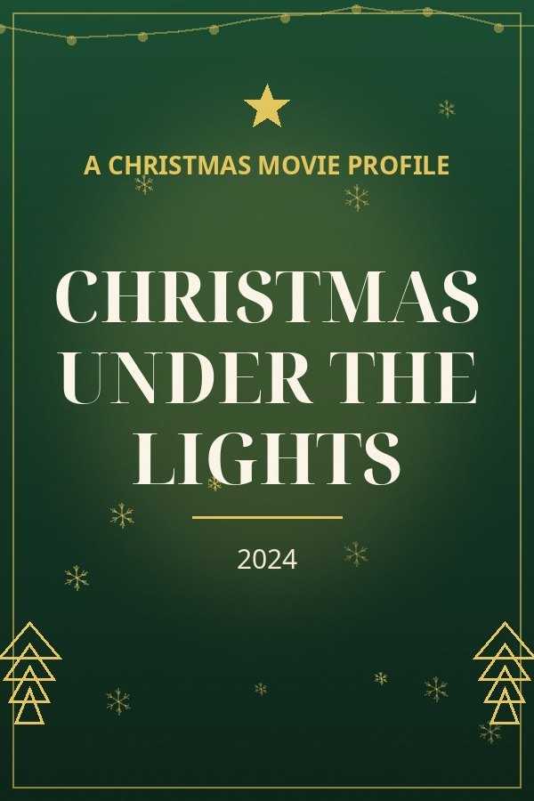 Christmas Under the Lights — designed title card art