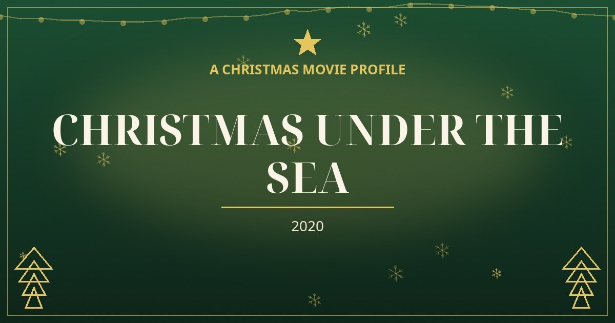 Christmas Under the Sea — original designed title card art