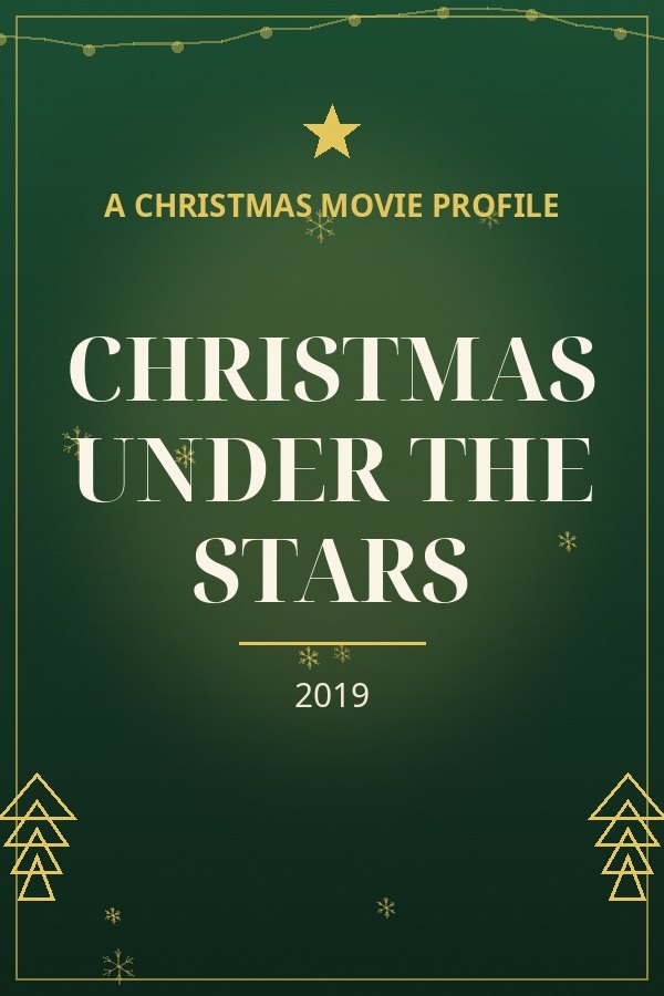 Christmas Under the Stars — designed title card art