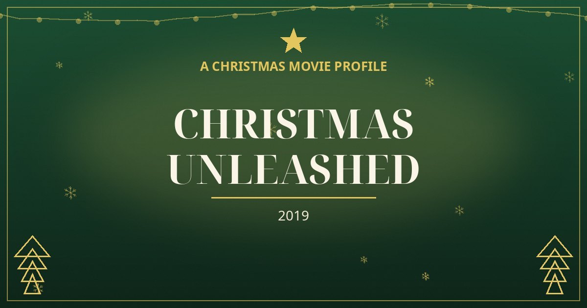 Christmas Unleashed — original designed title card art