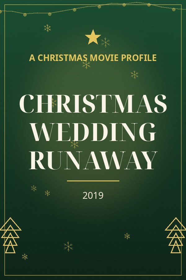 Christmas Wedding Runaway — designed title card art