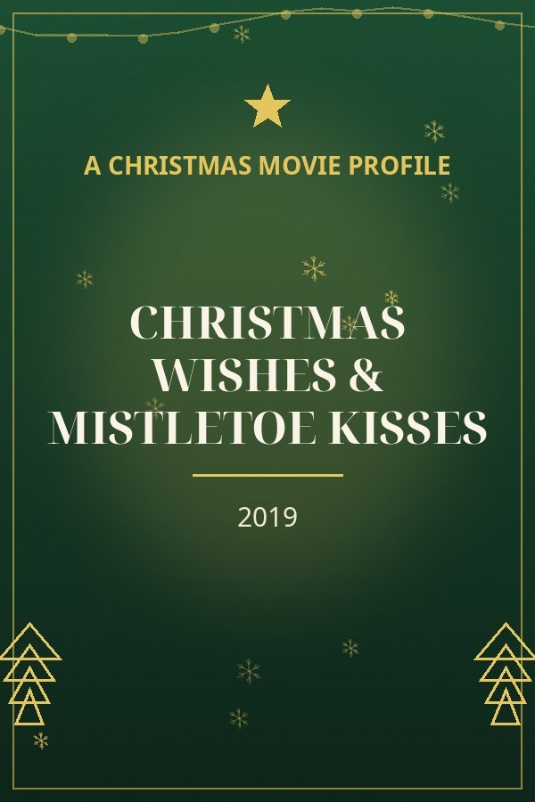 Christmas Wishes & Mistletoe Kisses — designed title card art