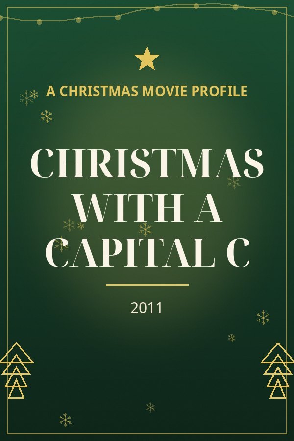 Christmas with a Capital C — designed title card art