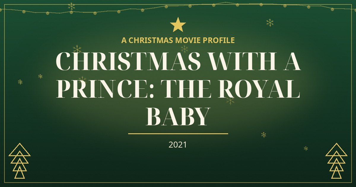 Christmas with a Prince: The Royal Baby — original designed title card art