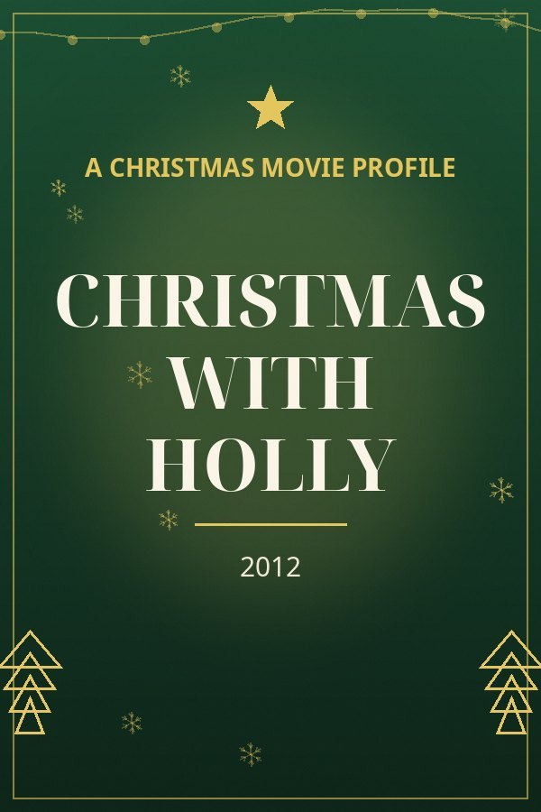 Christmas with Holly — designed title card art