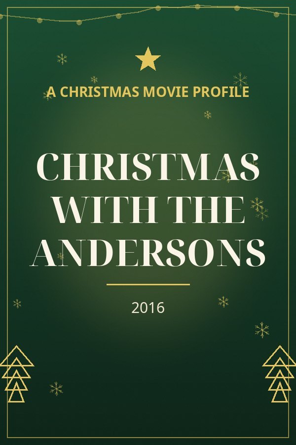 Christmas with the Andersons — designed title card art
