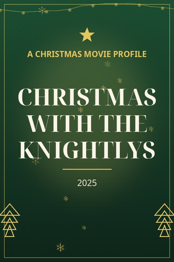 Christmas with the Knightlys — designed title card art