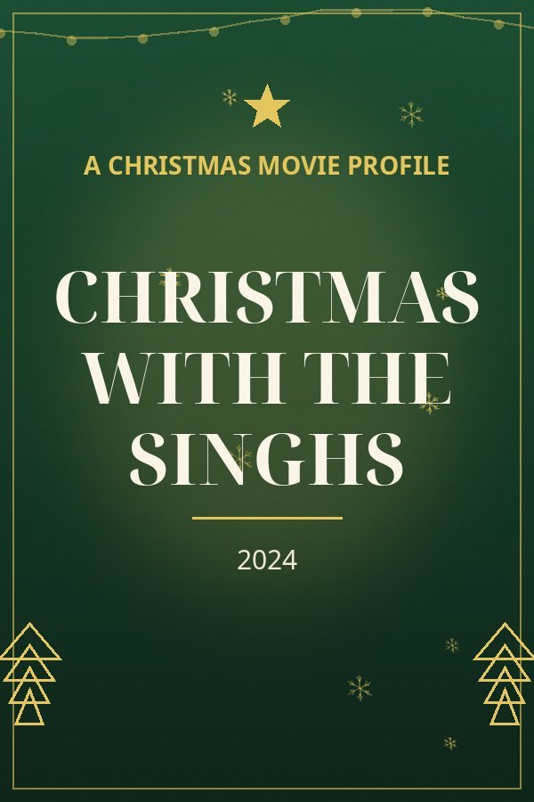 Christmas with the Singhs — designed title card art