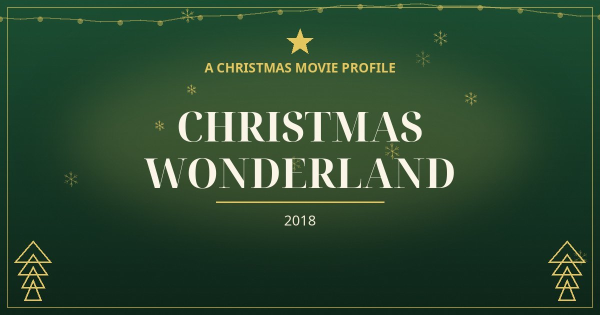 Christmas Wonderland — original designed title card art