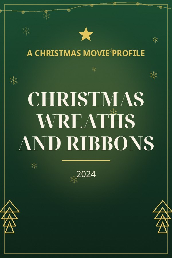 Christmas Wreaths and Ribbons — designed title card art