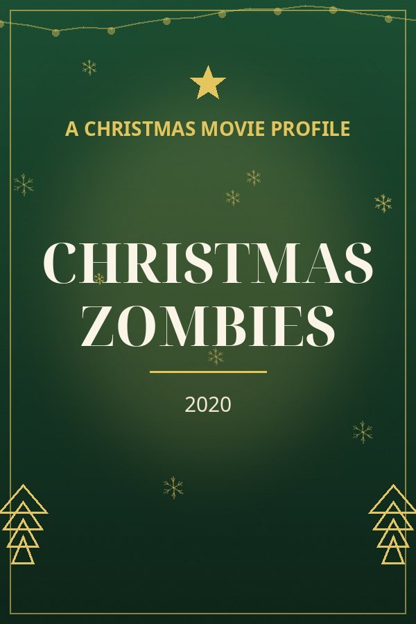Christmas Zombies — designed title card art