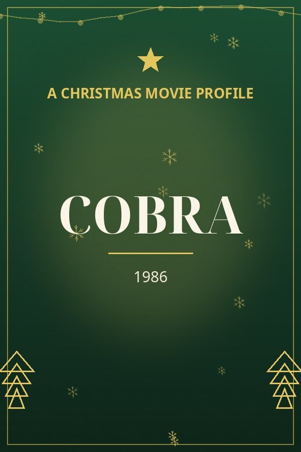 Cobra — designed title card art