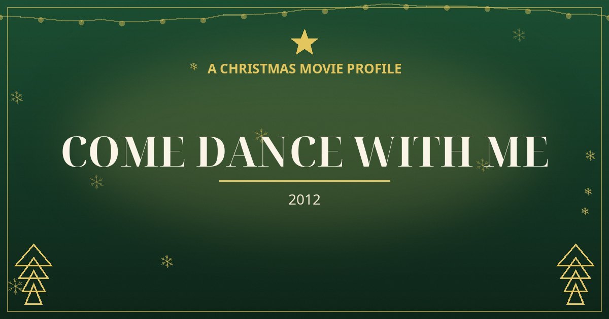 Come Dance with Me — original designed title card art