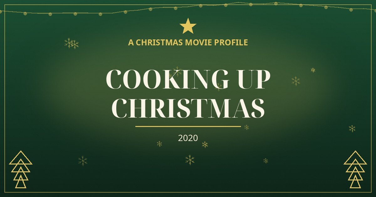 Cooking Up Christmas — original designed title card art