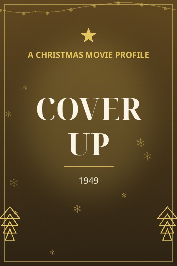 Cover Up — designed title card art
