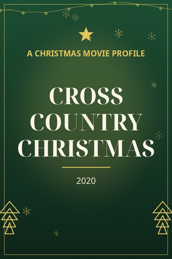 Cross Country Christmas — designed title card art