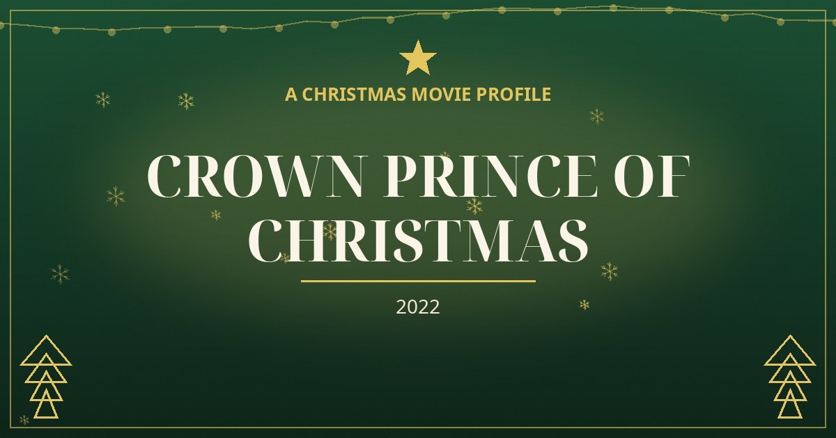 Crown Prince of Christmas — original designed title card art