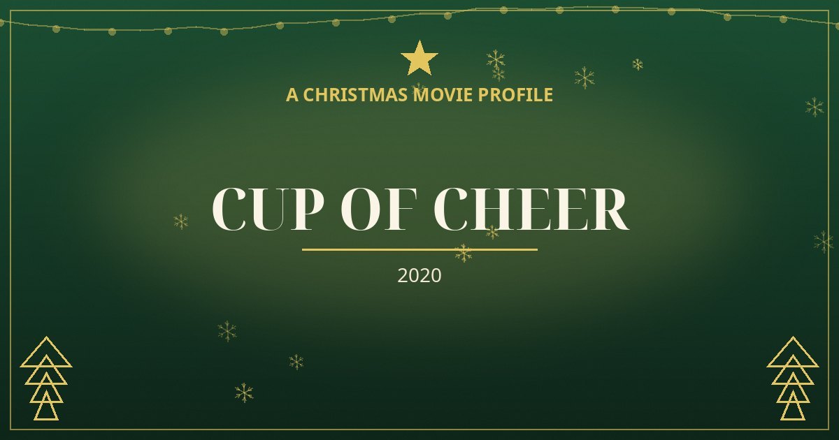 Cup of Cheer — original designed title card art
