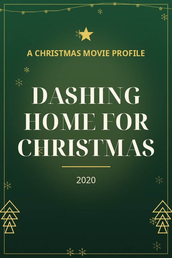 Dashing Home for Christmas — designed title card art
