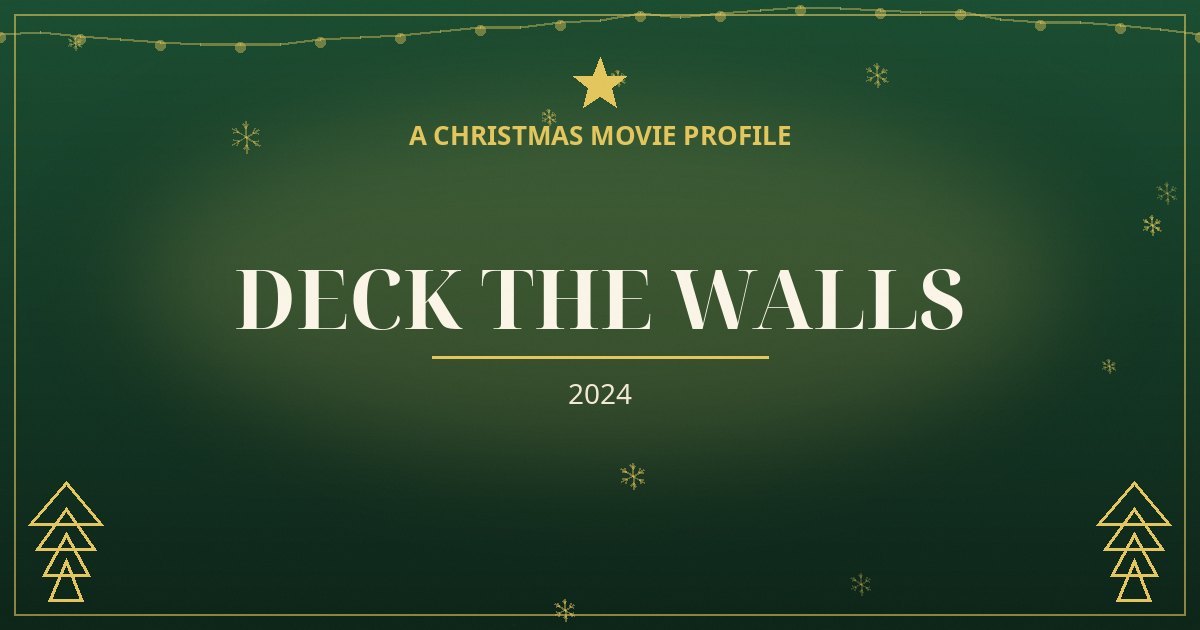 Deck the Walls — original designed title card art