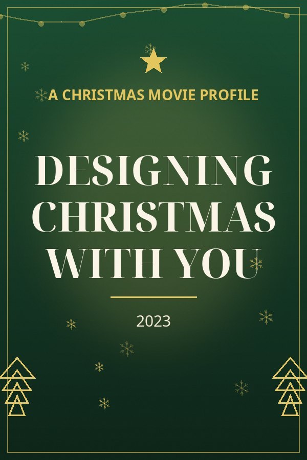 Designing Christmas with You — designed title card art
