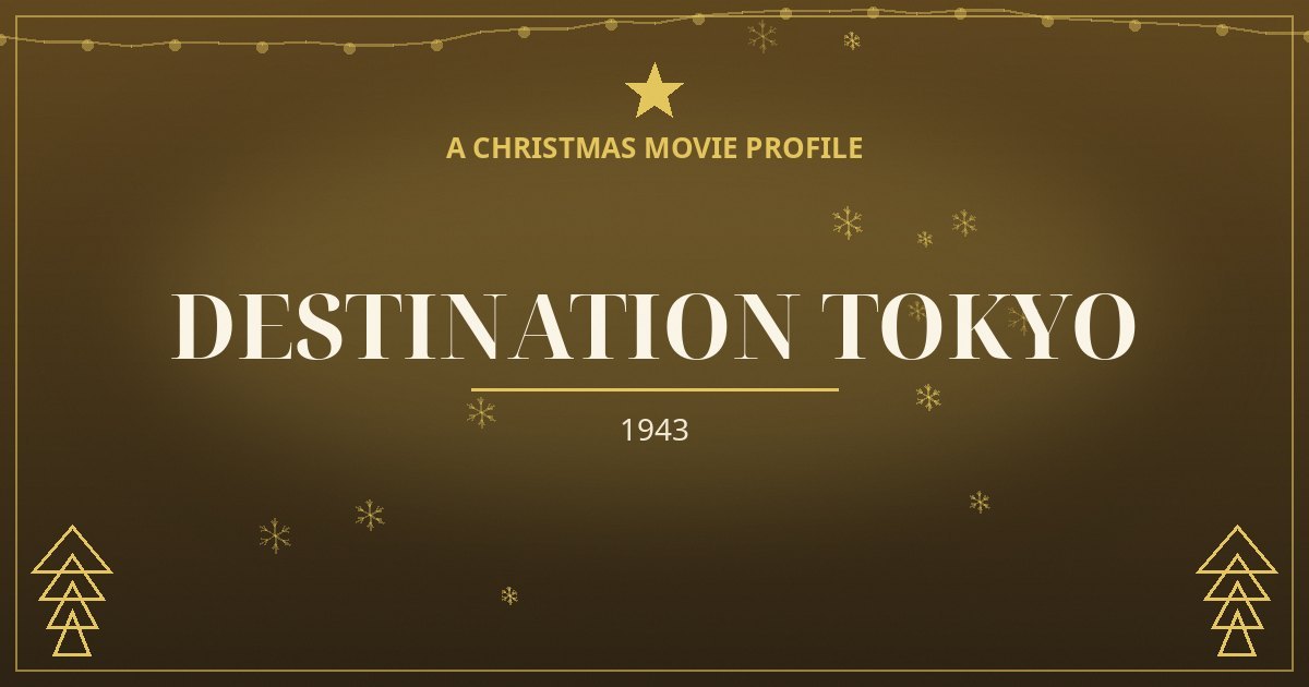 Destination Tokyo — original designed title card art