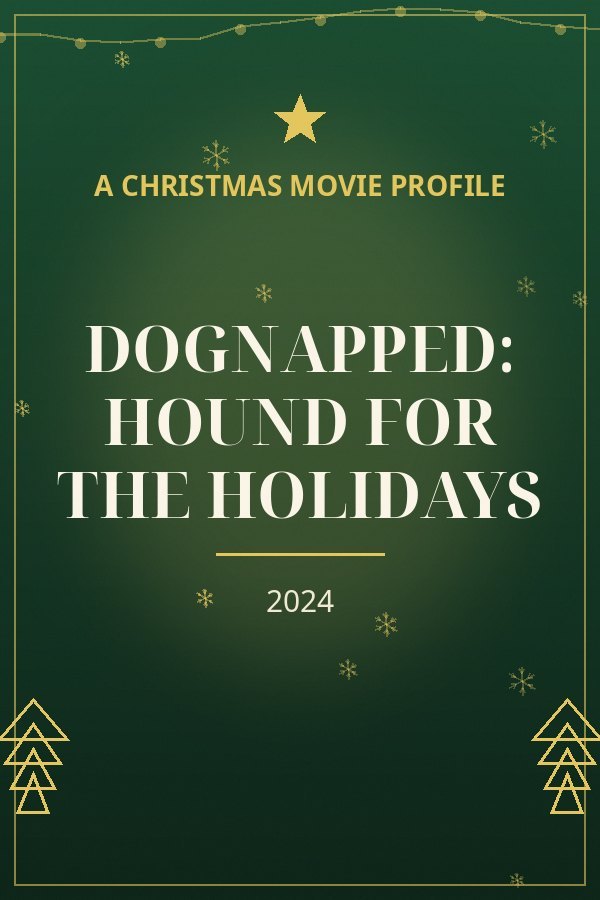 Dognapped: Hound for the Holidays — designed title card art