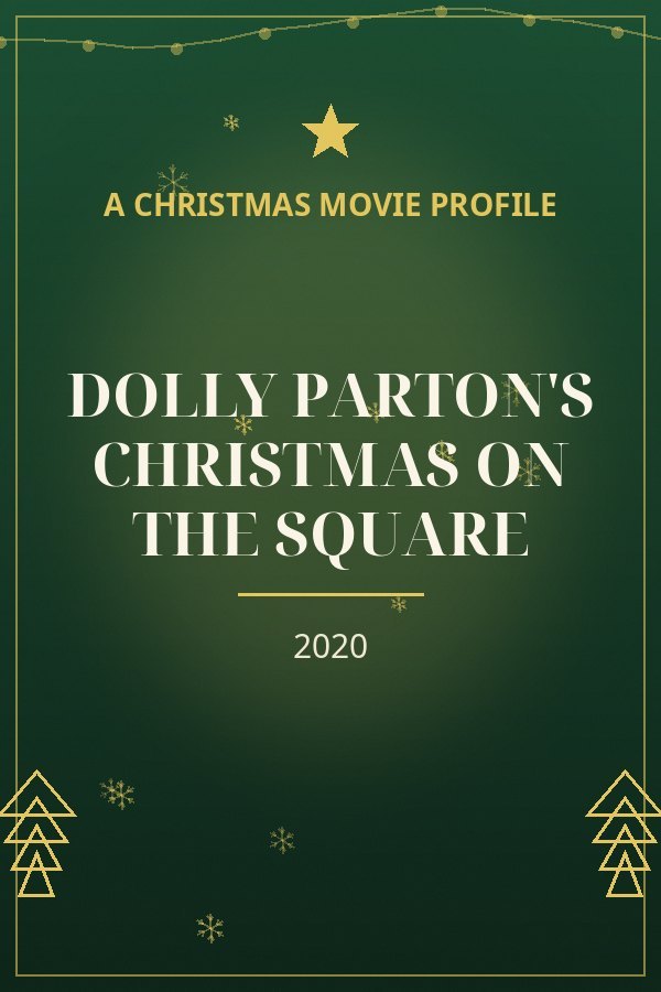 Dolly Parton's Christmas on the Square — designed title card art