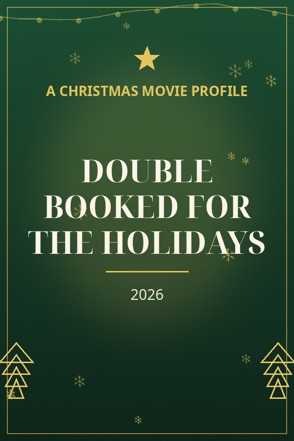 Double Booked for the Holidays — designed title card art