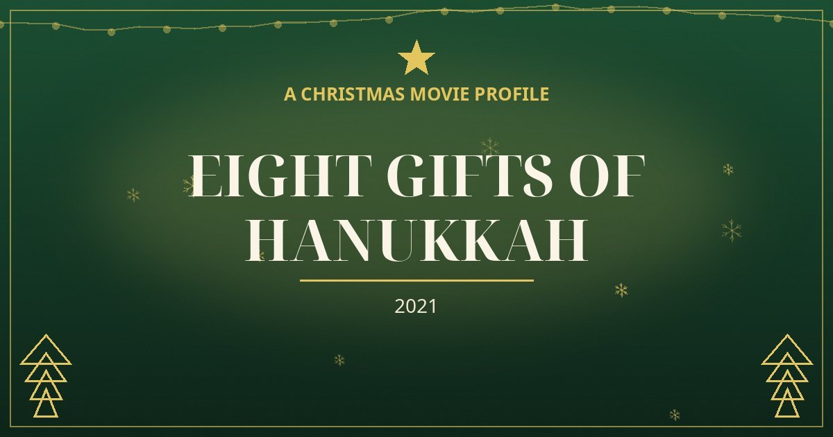 Eight Gifts of Hanukkah — original designed title card art