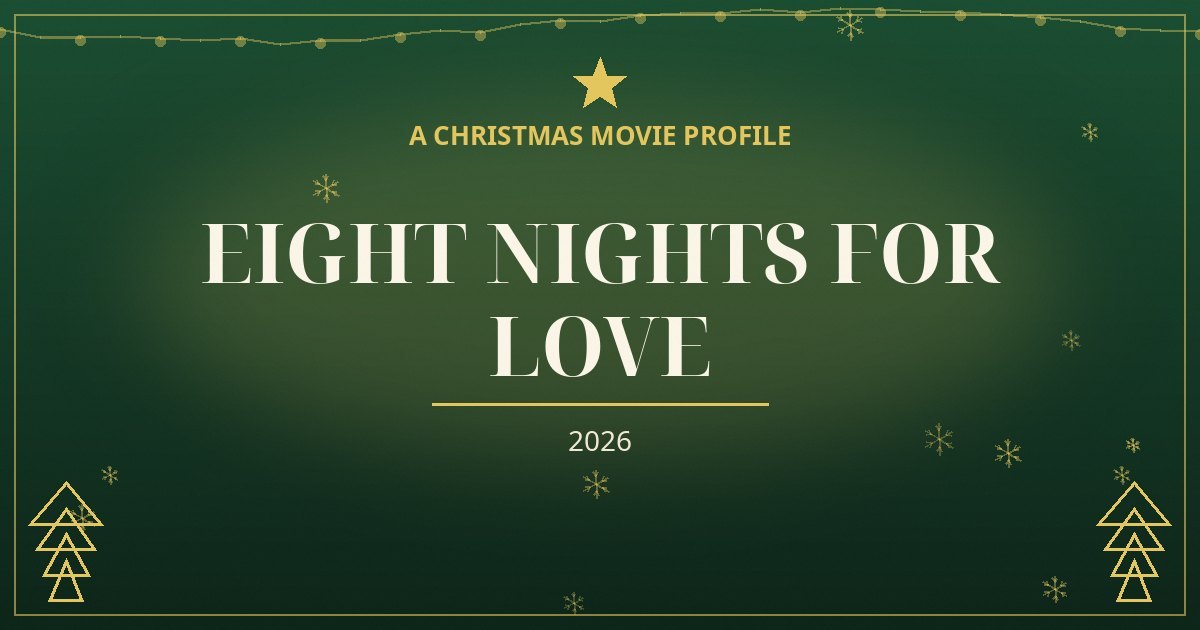 Eight Nights for Love — original designed title card art