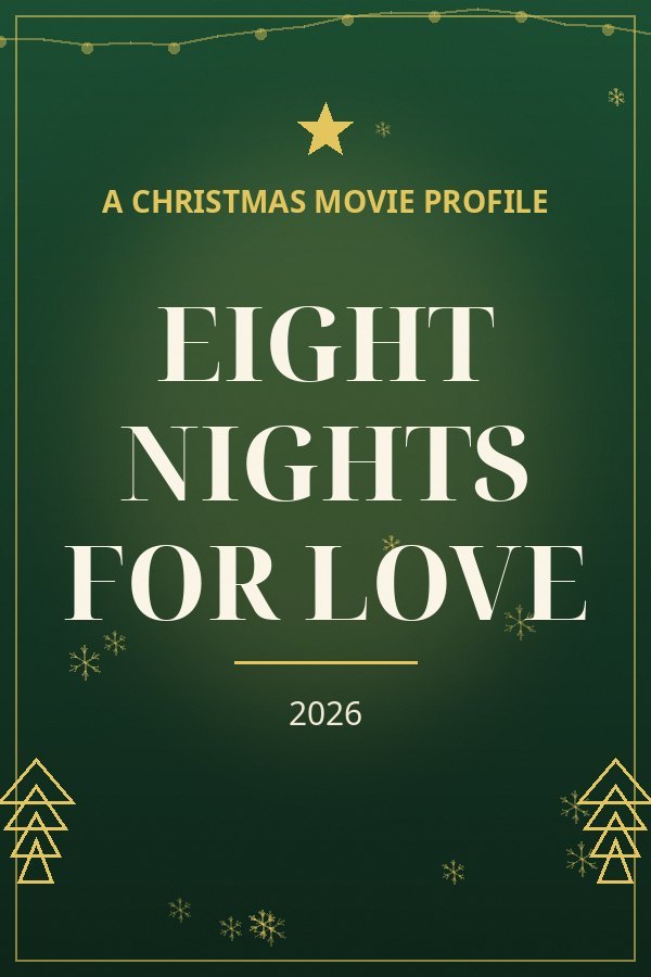 Eight Nights for Love — designed title card art