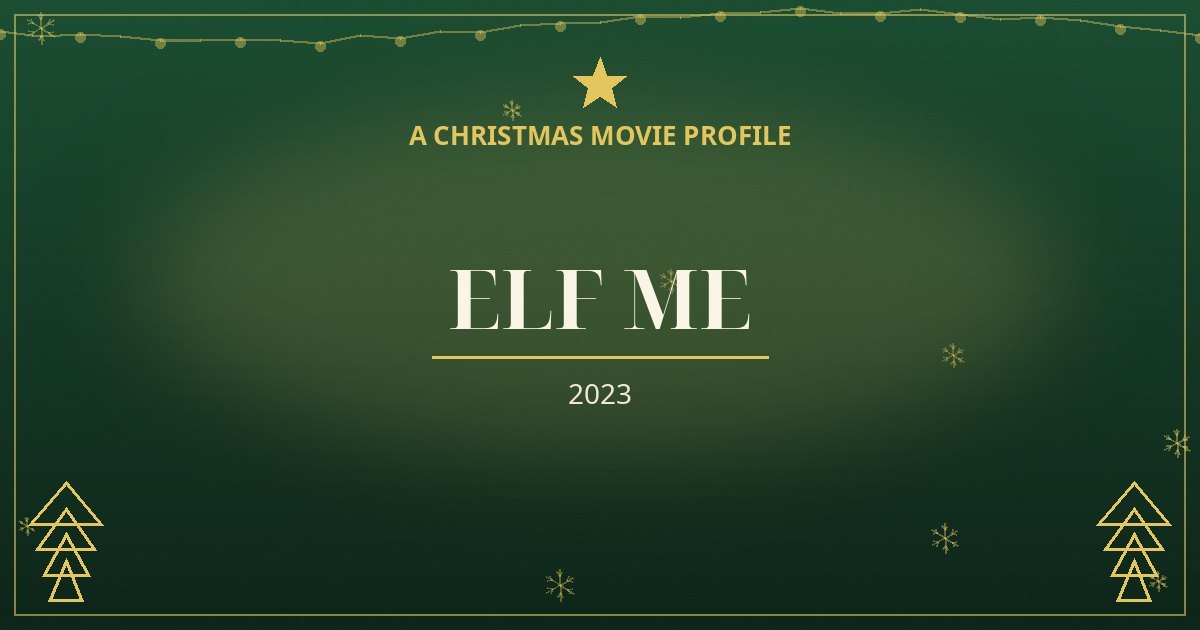 Elf Me — original designed title card art