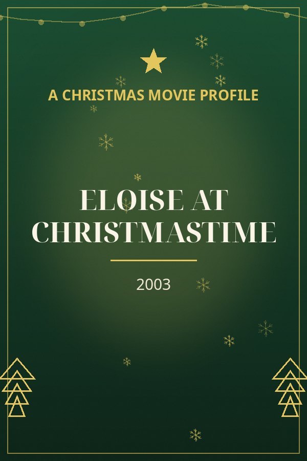 Eloise at Christmastime — designed title card art