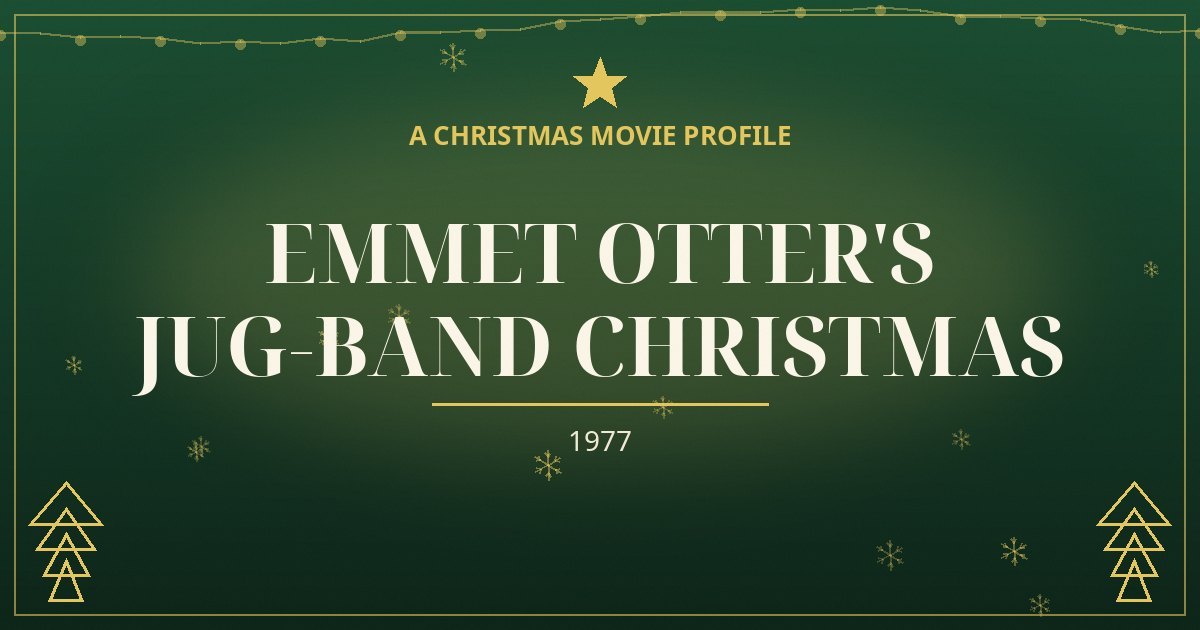 Emmet Otter's Jug-Band Christmas — original designed title card art