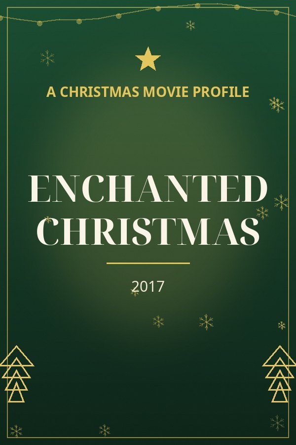 Enchanted Christmas — designed title card art