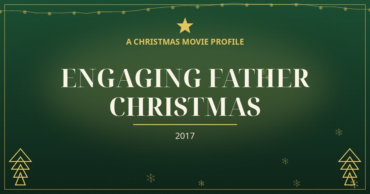 Engaging Father Christmas — original designed title card art