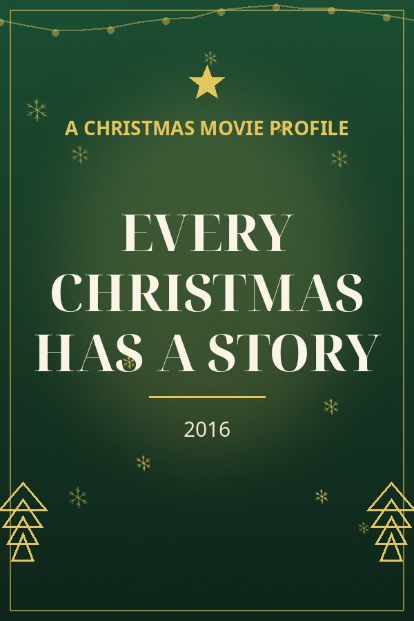 Every Christmas Has a Story — designed title card art