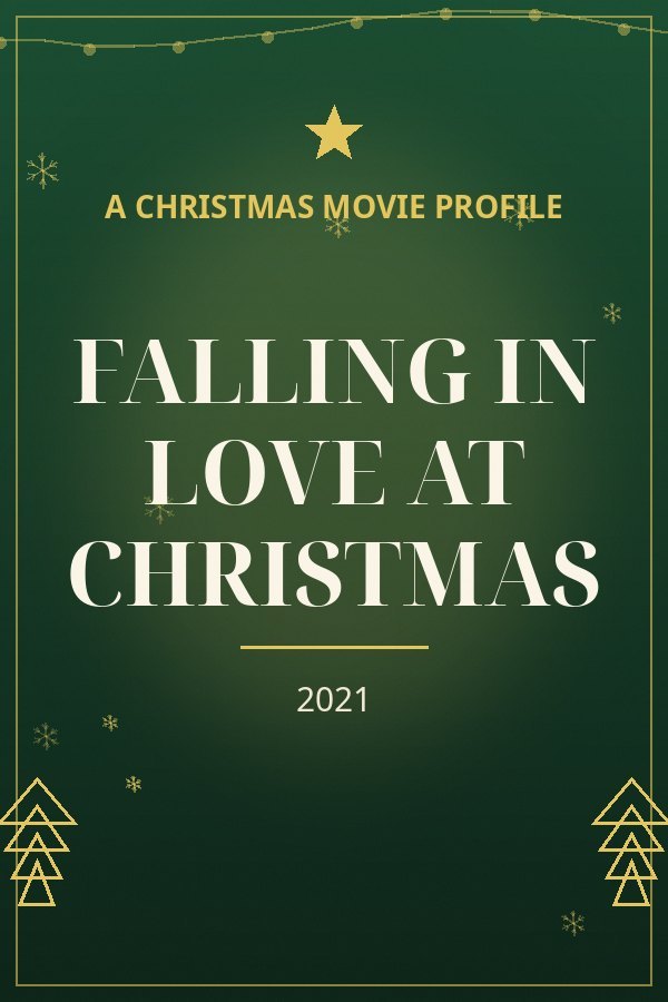 Falling in Love at Christmas — designed title card art