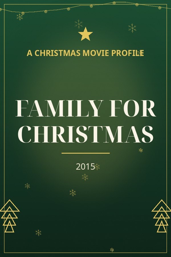 Family for Christmas — designed title card art