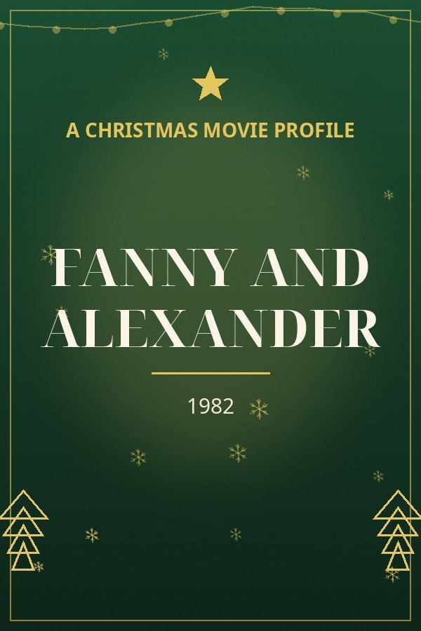 Fanny and Alexander — designed title card art