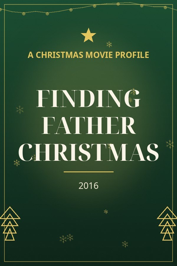 Finding Father Christmas — designed title card art