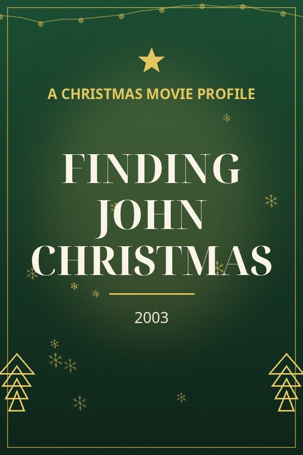 Finding John Christmas — designed title card art