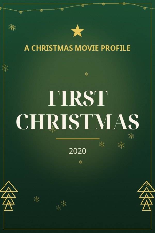 First Christmas — designed title card art