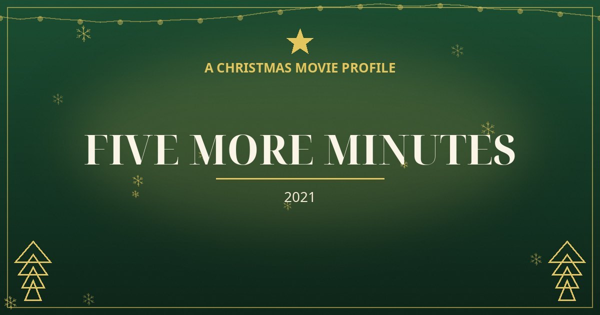 Five More Minutes — original designed title card art