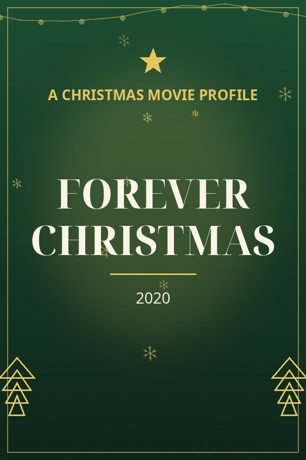 Forever Christmas — designed title card art
