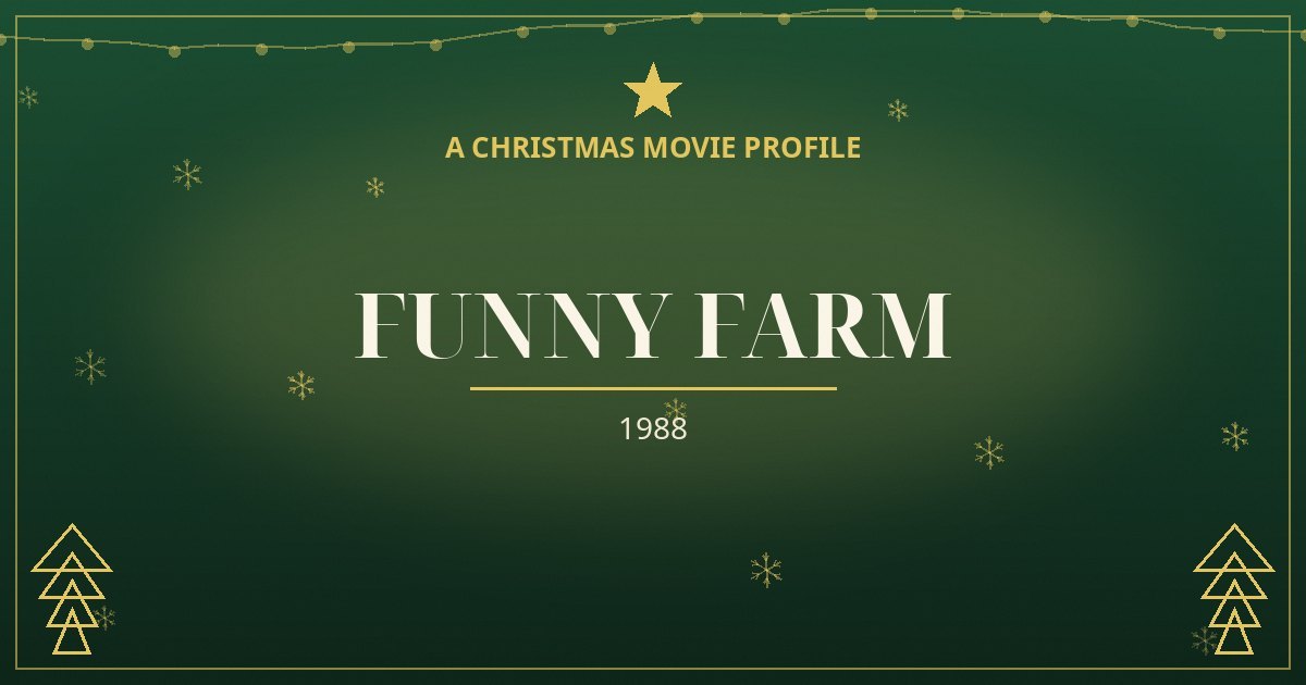 Funny Farm — original designed title card art