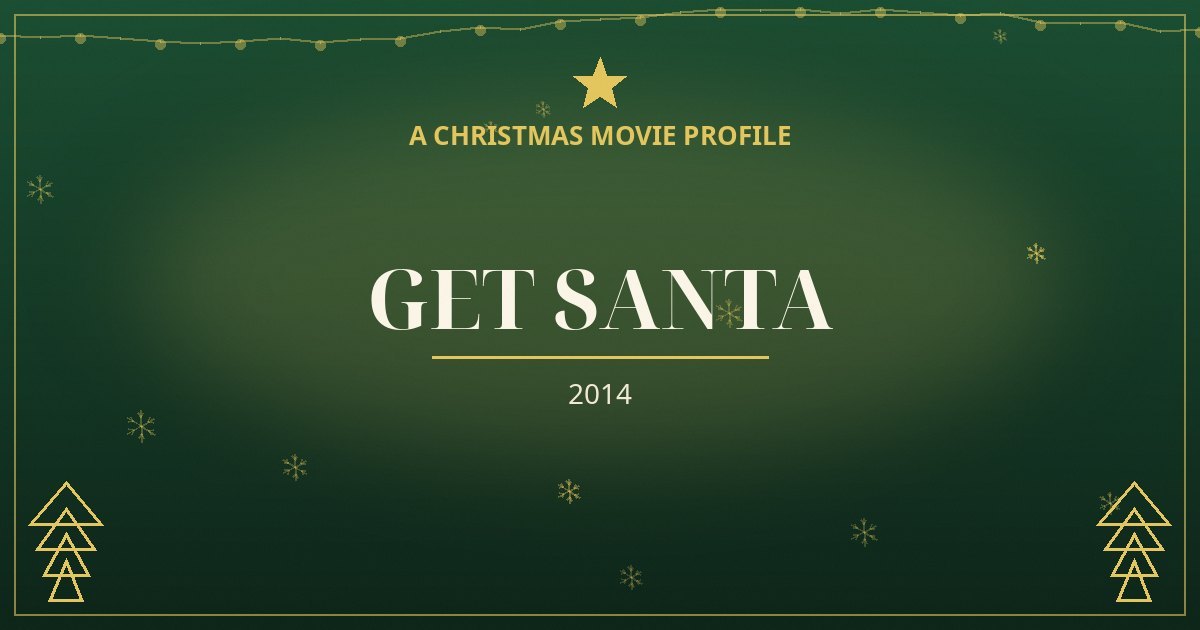 Get Santa — original designed title card art
