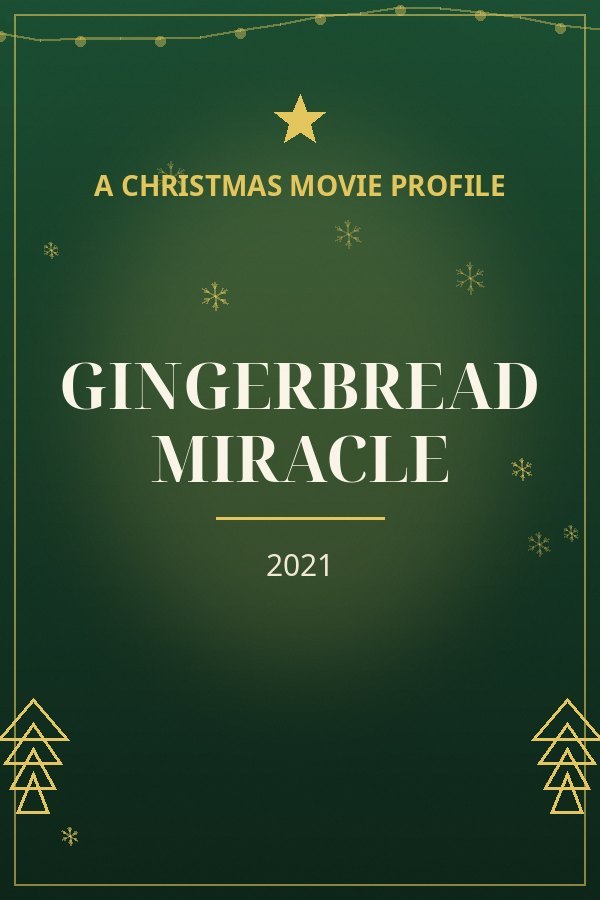 Gingerbread Miracle — designed title card art