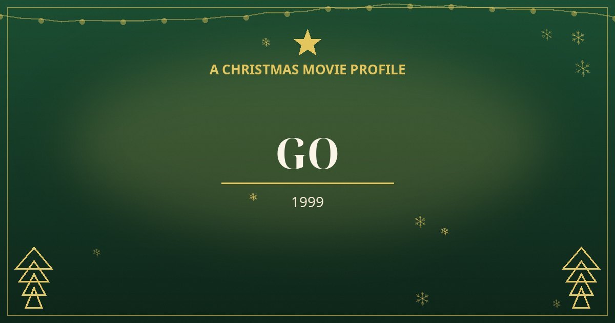 Go — original designed title card art